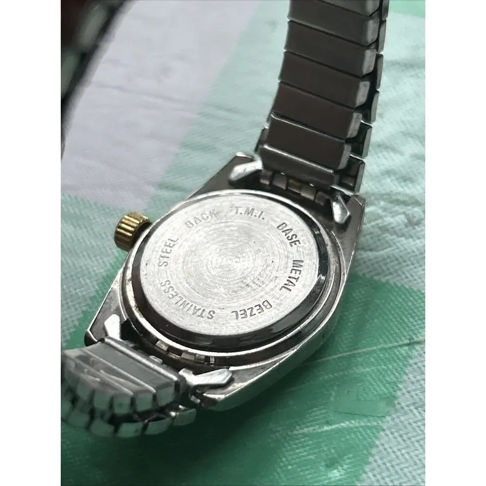 Collezio Two Tone Navy Blue Dial Women’s Quartz Watch